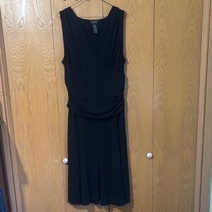 George Black dress XL (16-18) sleeveless stretch mid length